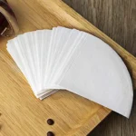 ⁦100 قطعة فلتر قهوة v60 بدون رائحة عالي الجودة صحي غير مبيض⁩ - الصورة ⁦3⁩