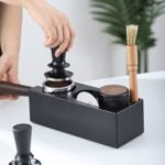 ⁦منظم ادوات القهوة 5 ادوات، مكان البورتافلتر متغير الارتفاع⁩ - الصورة ⁦4⁩